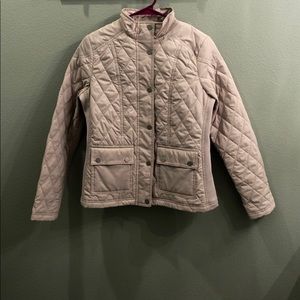 Beige Quilted Puffer Jacket